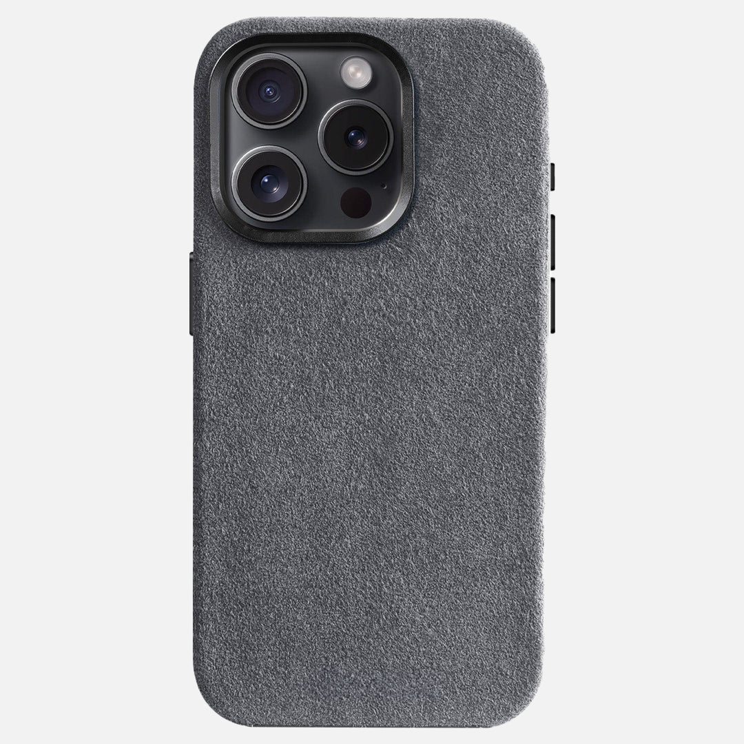 Alcantara Case - iPhone 15 - Space Gray Edition