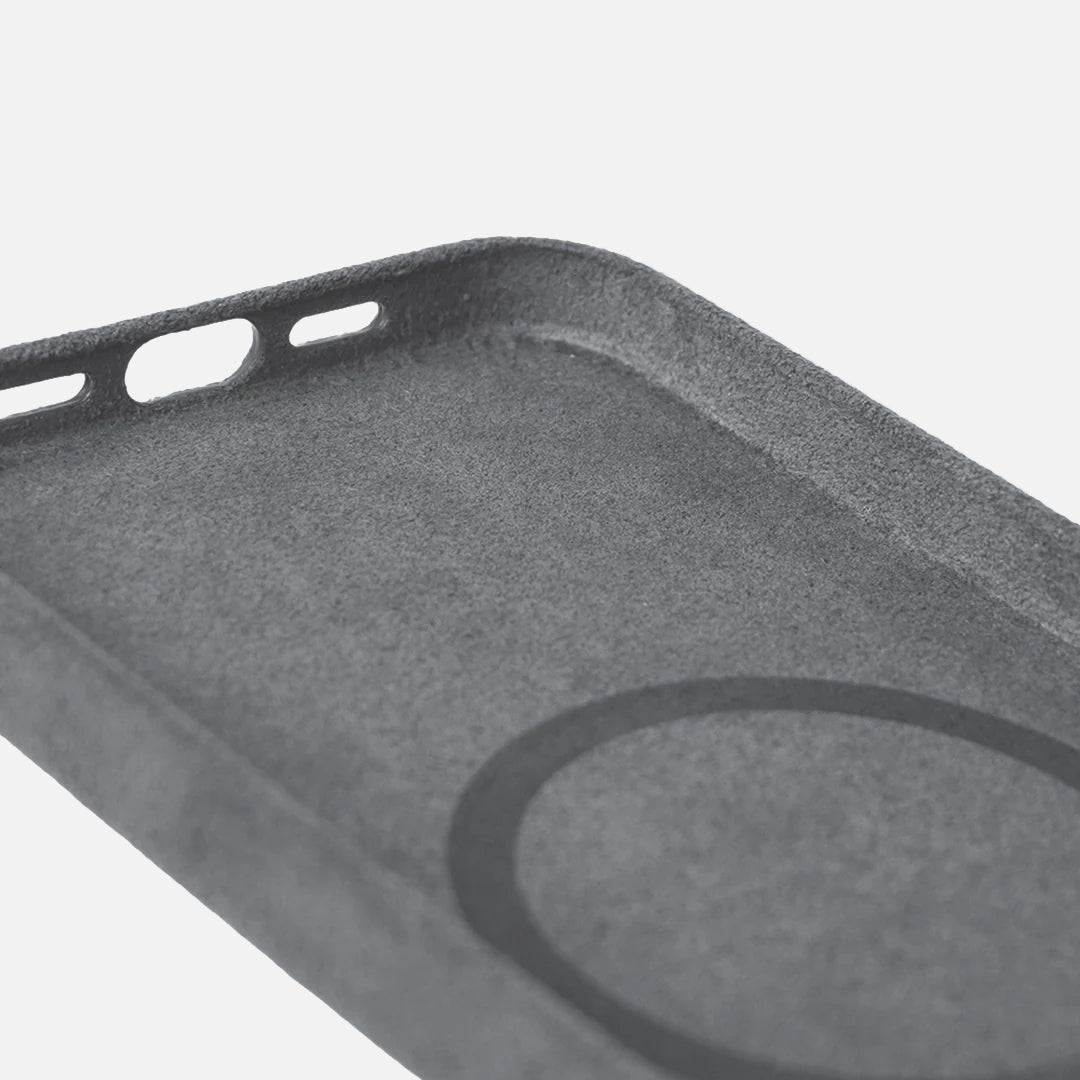 Alcantara Case - iPhone 15 - Space Gray Edition